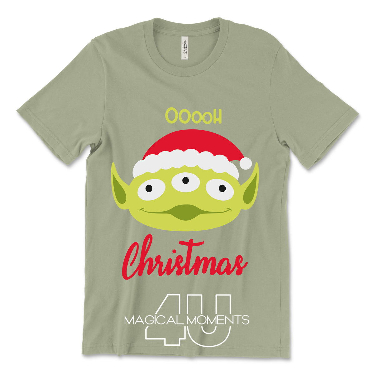 Toy Story Alien Ooooh Christmas T-Shirt Design, Digital Download PNG File